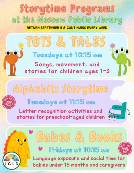 2025 Moscow Storytimes Return Flyer