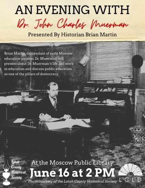 An Evening w Dr. Muerman on June 16 at 2 PM