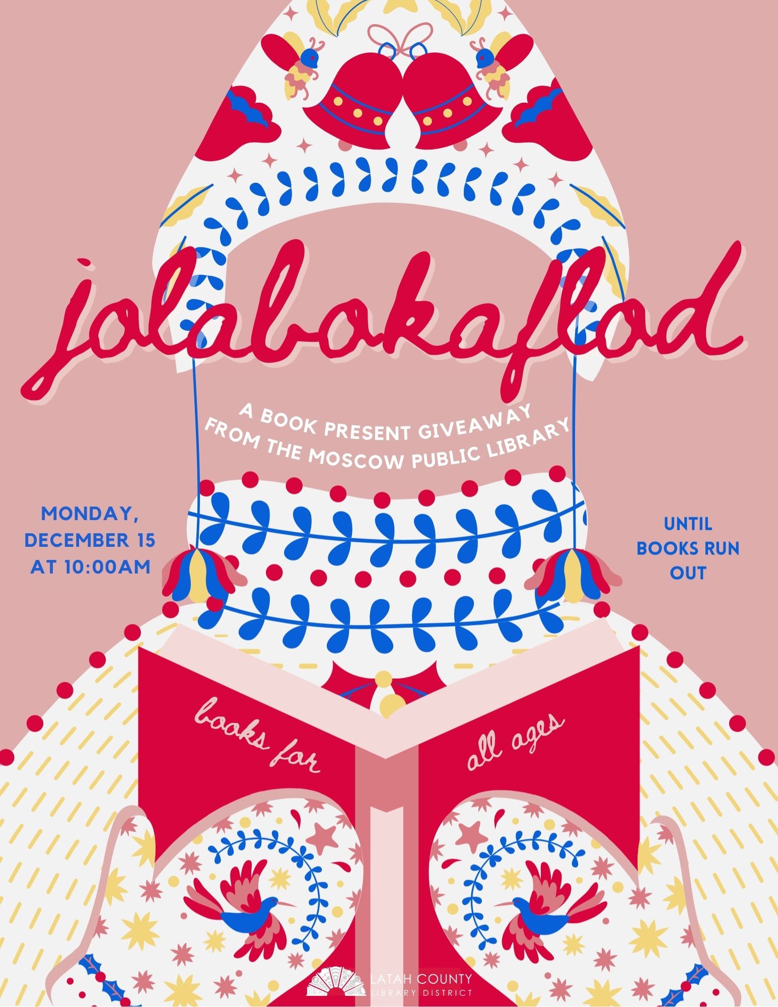 Moscow Book Flood Monday December 15 at 10 AM free books for all ages