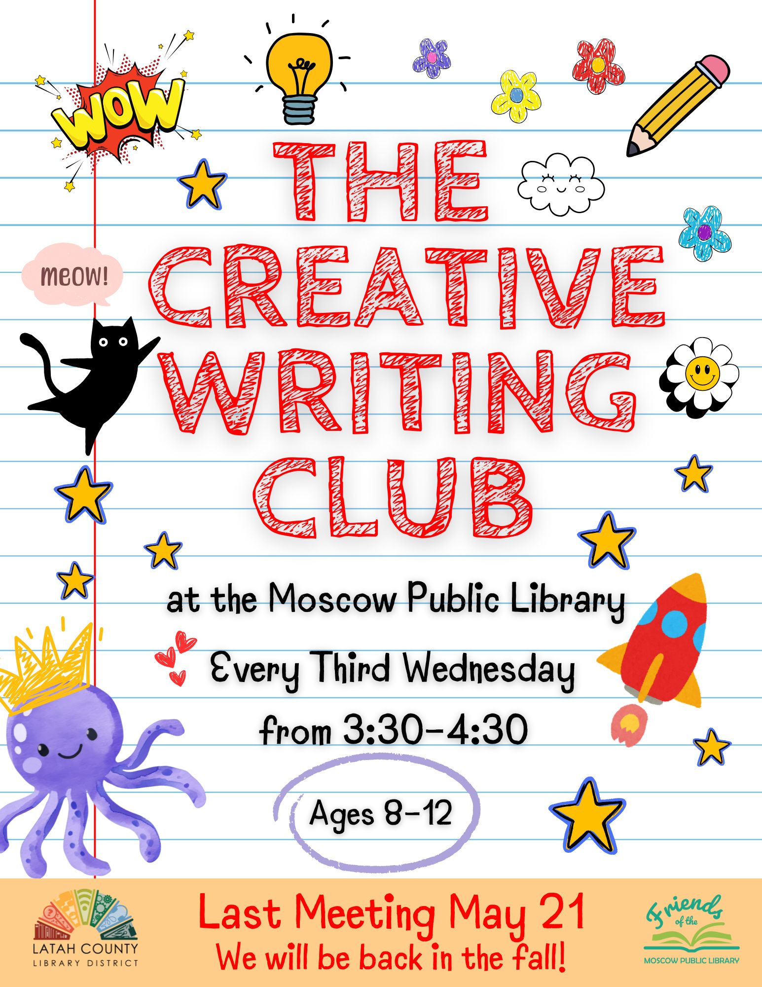 Creative Writing Club Ends May 21 Returns in the Fall