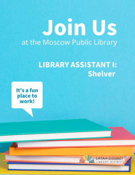 Library Assistant I: Shelver Job Announcement