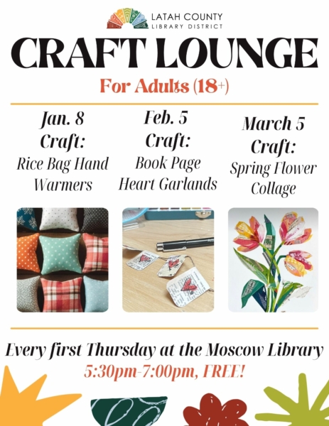 Craft Lounge Schedule Flyer Q1 2026