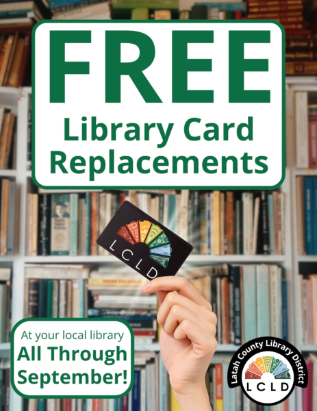 FREE Library Card Replacement Flyer