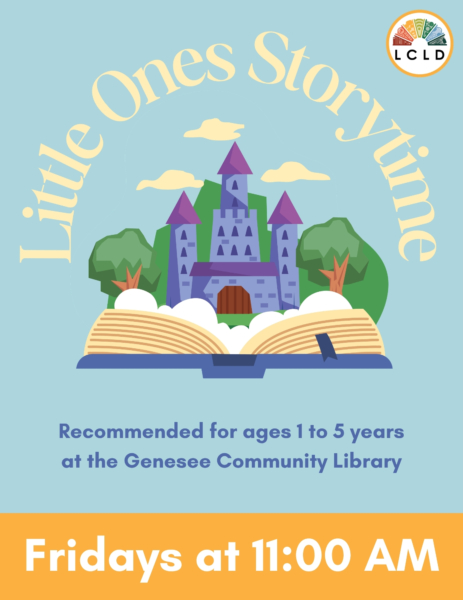 Genesee Storytime Fridays at 11:00 AM