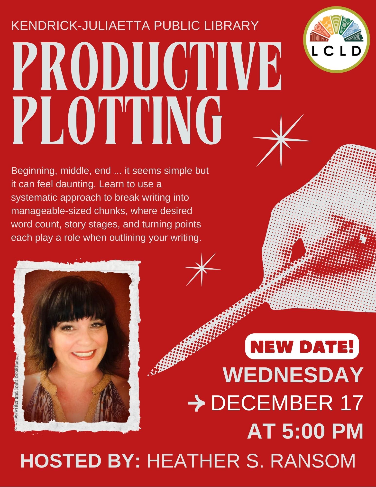 Kendrick Productive Plotting Wednesday December 17 at 5 PM