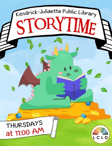 Kendrick Storytime Thursdays at 11 AM