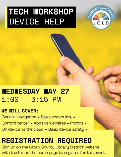 POT Tech Workshops Topic 2 Flyer
