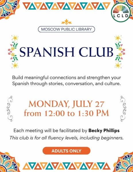 Spanish Club July Flyer