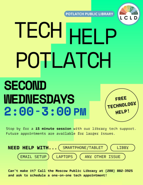 Tech Help Potlatch Flyer