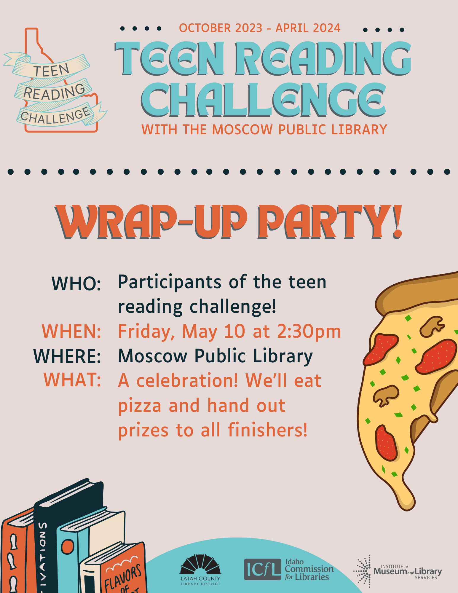 Teen Reading Challenge Wrap Up Party