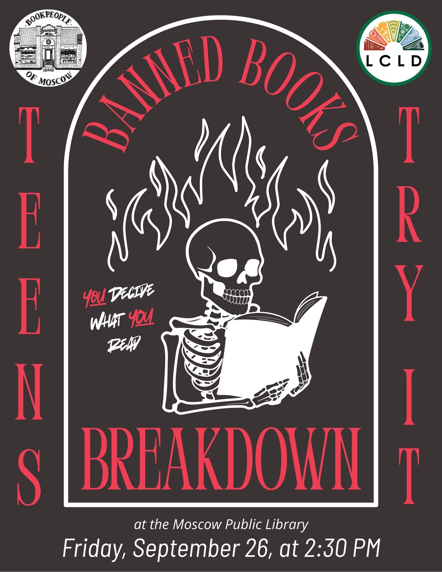 Teens Try It! Banned Book Breakdown Friday September 26 at 2:30 PM