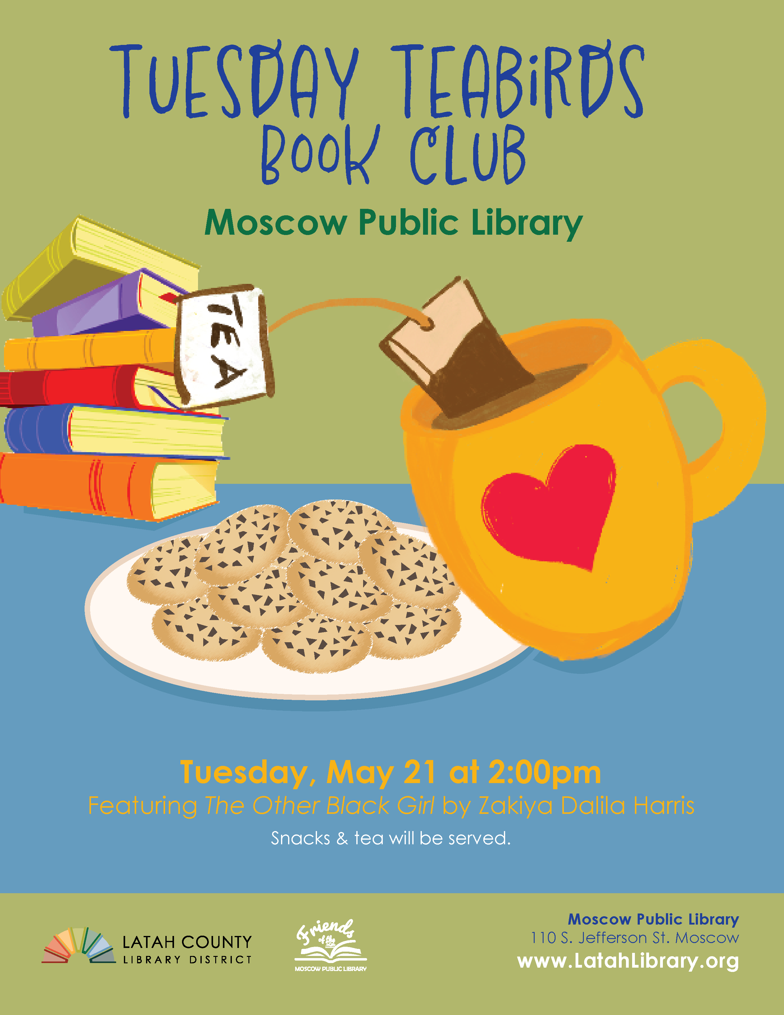 Tuesday Teabirds Book Club Flier May 2024-01