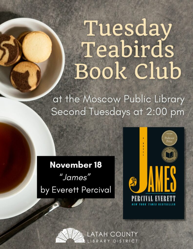 Tuesday Teabirds November Book Club Flyer