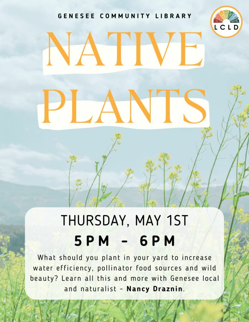 Native Plants Workshop flyer