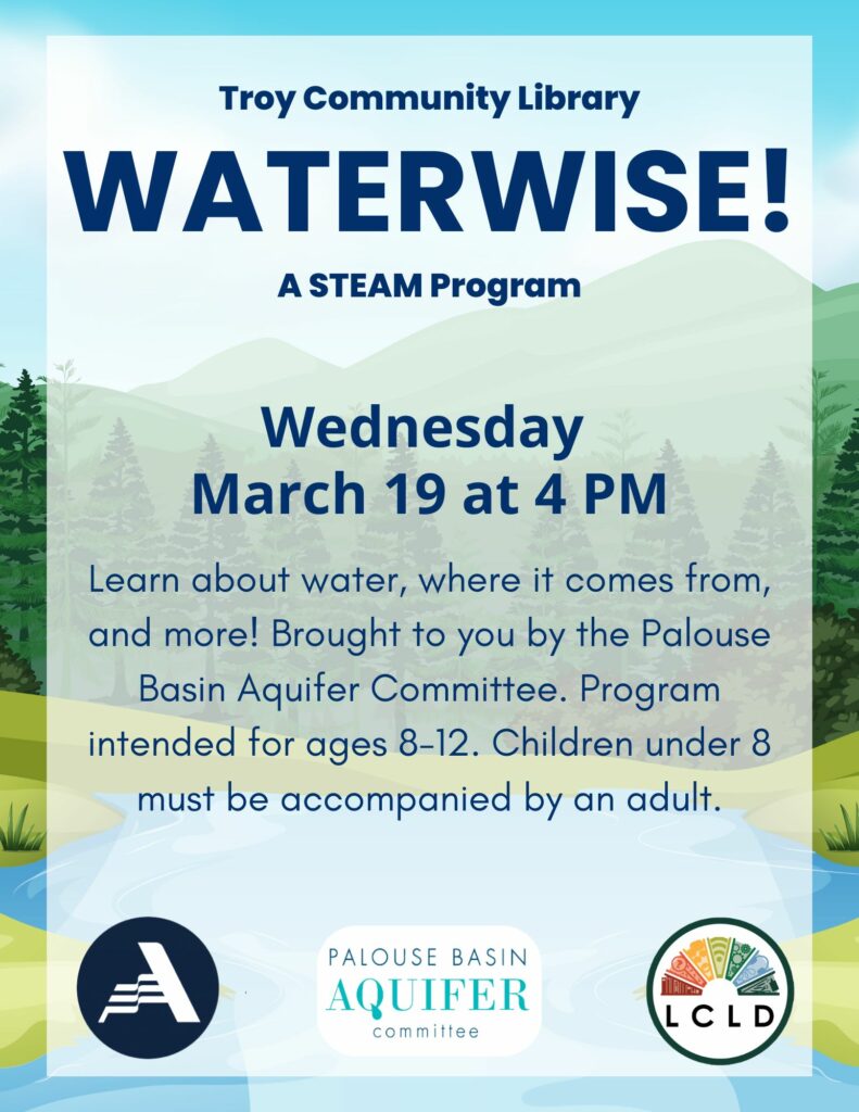 STEAM Activity brought by PBAC at the Troy Community Library on Wednesday, March 19 at 4 PM.
