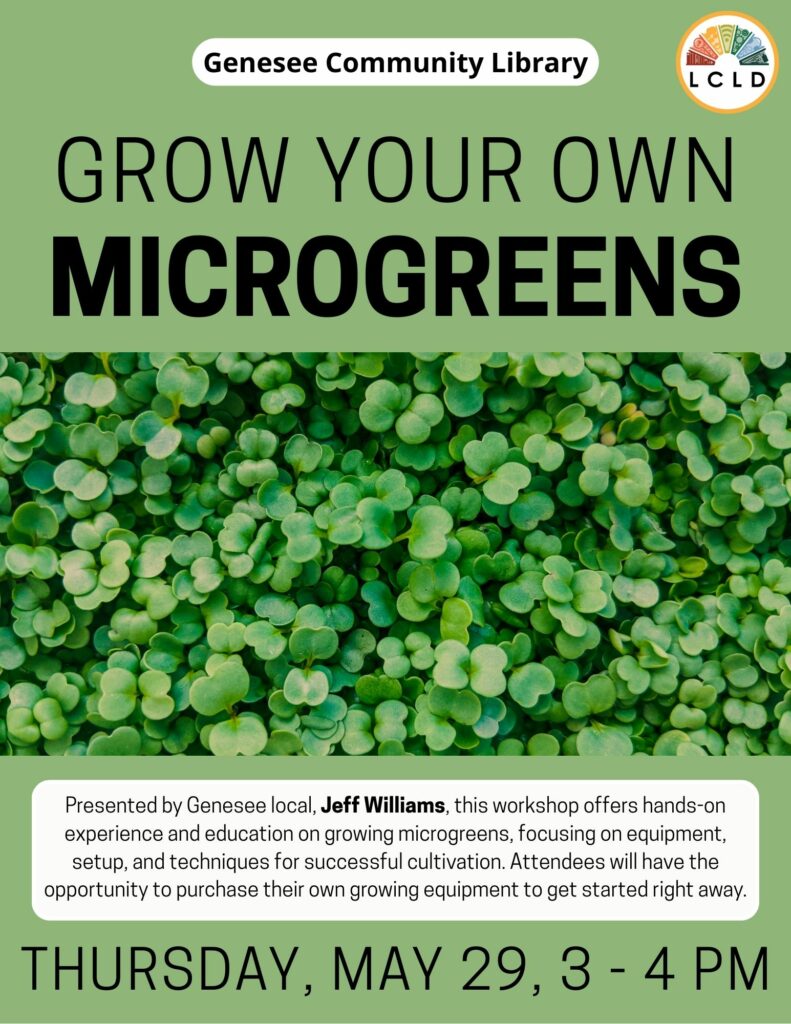 Genesee Microgreens Flyer