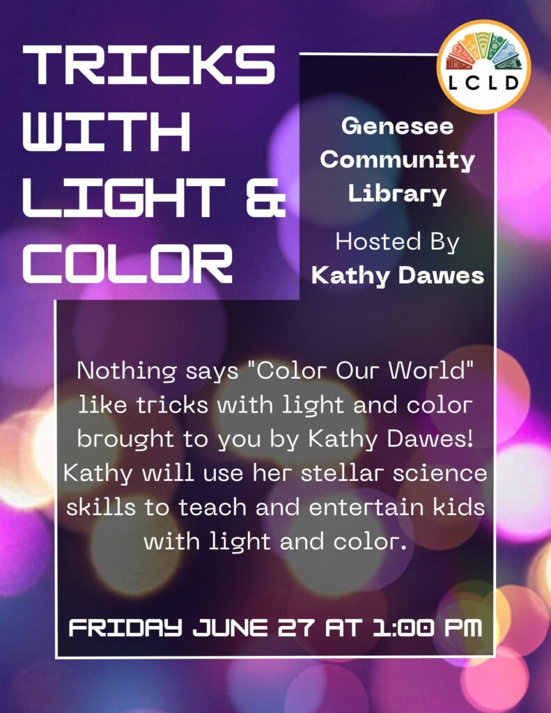 Genesee Tricks with Light and Color Flyer