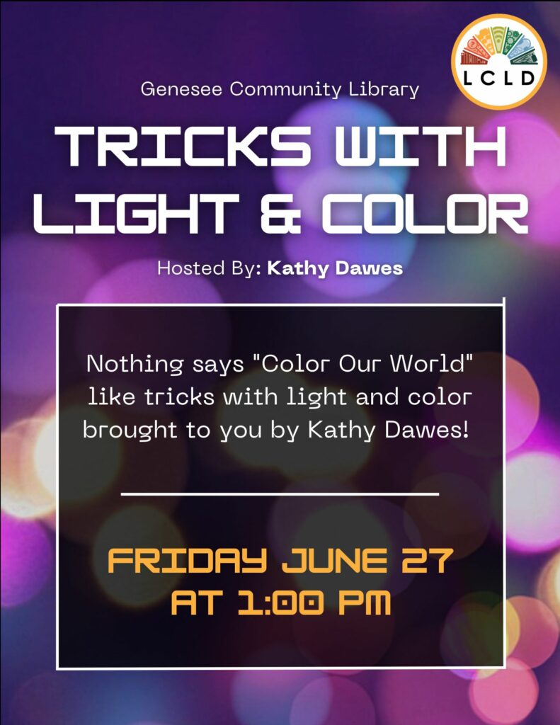 Genesee Tricks with Light and Color Flyer