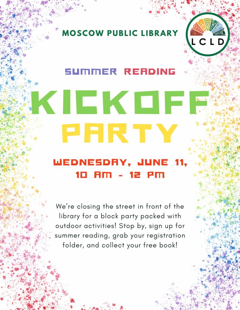 Summer Reading Kickoff Party Flyer