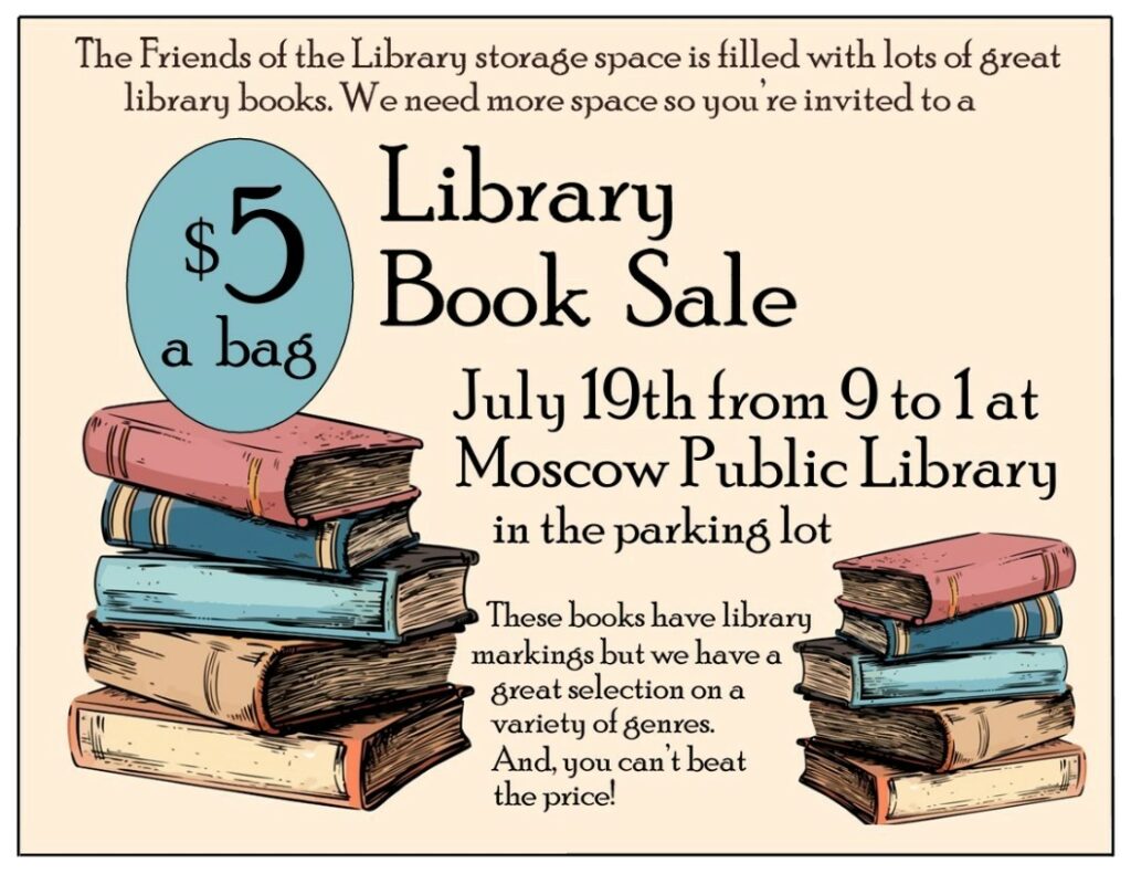 Library Book Sale Flyer