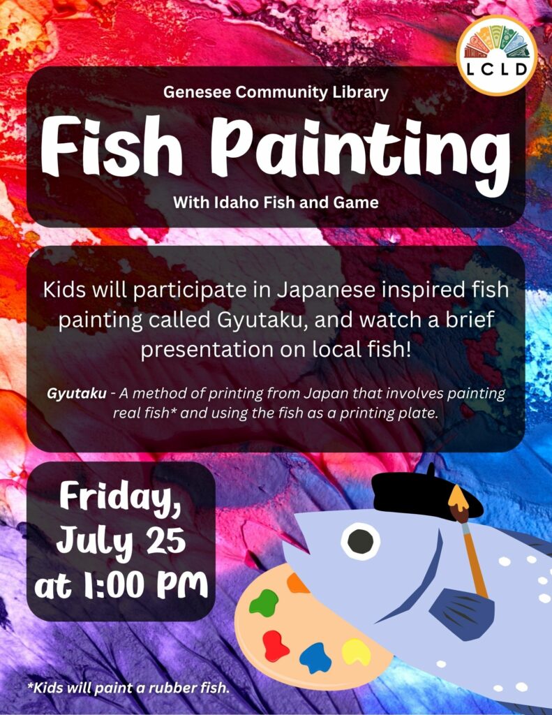 Genesee Fish Painting Flyer