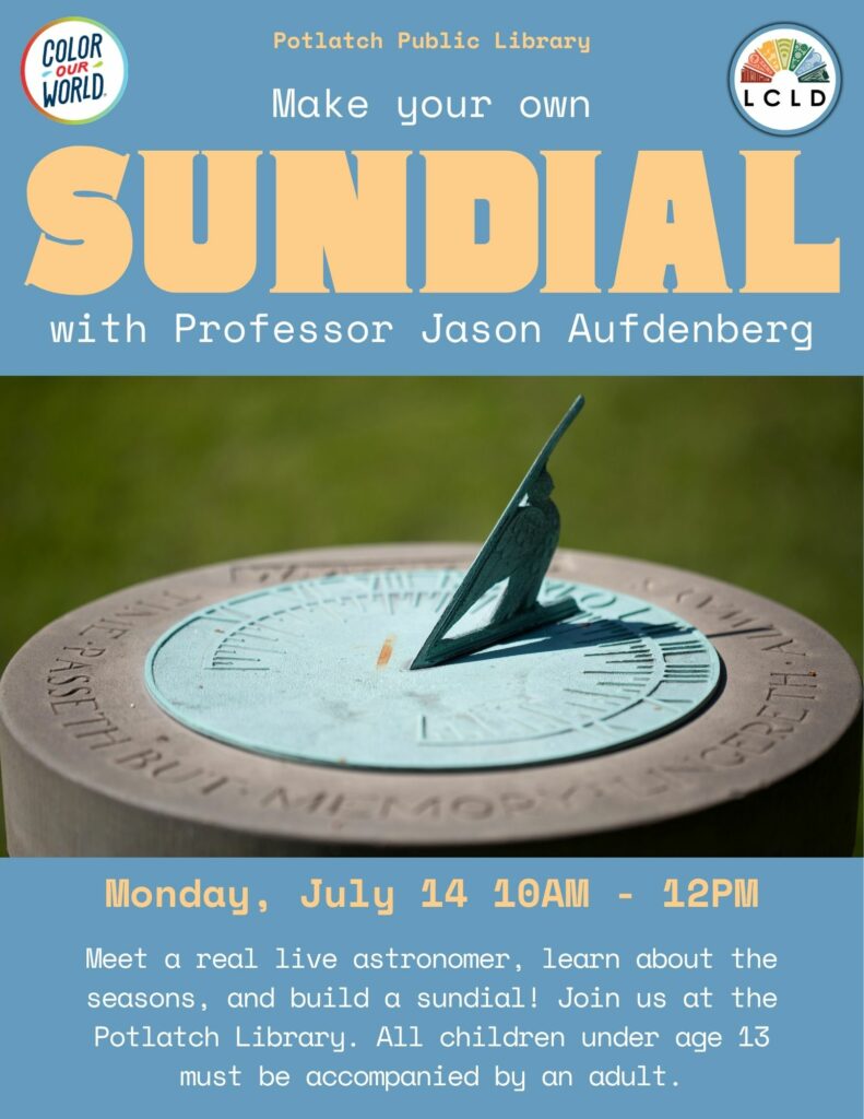 Potlatch Make your own sundial flyer