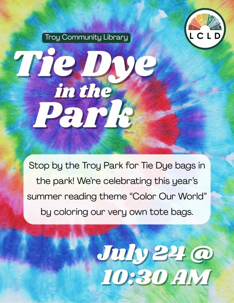 Troy Tie Die in the Park