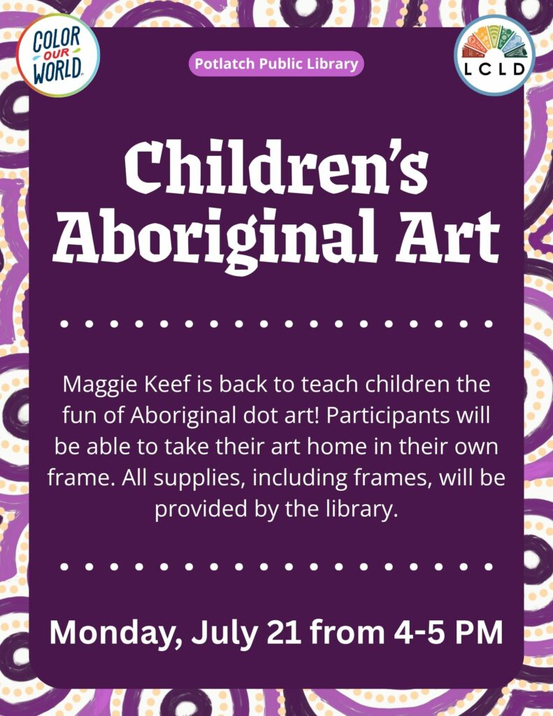 Children's Aboriginal Art Flyer
