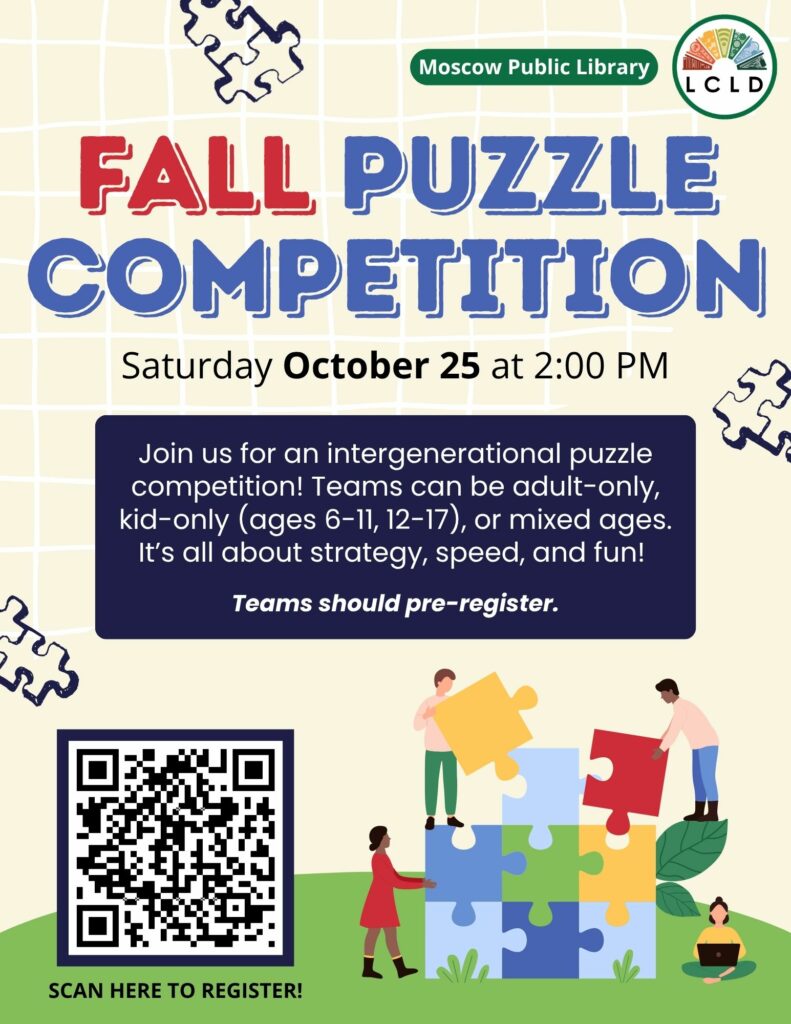 Fall Puzzle Competition Flyer