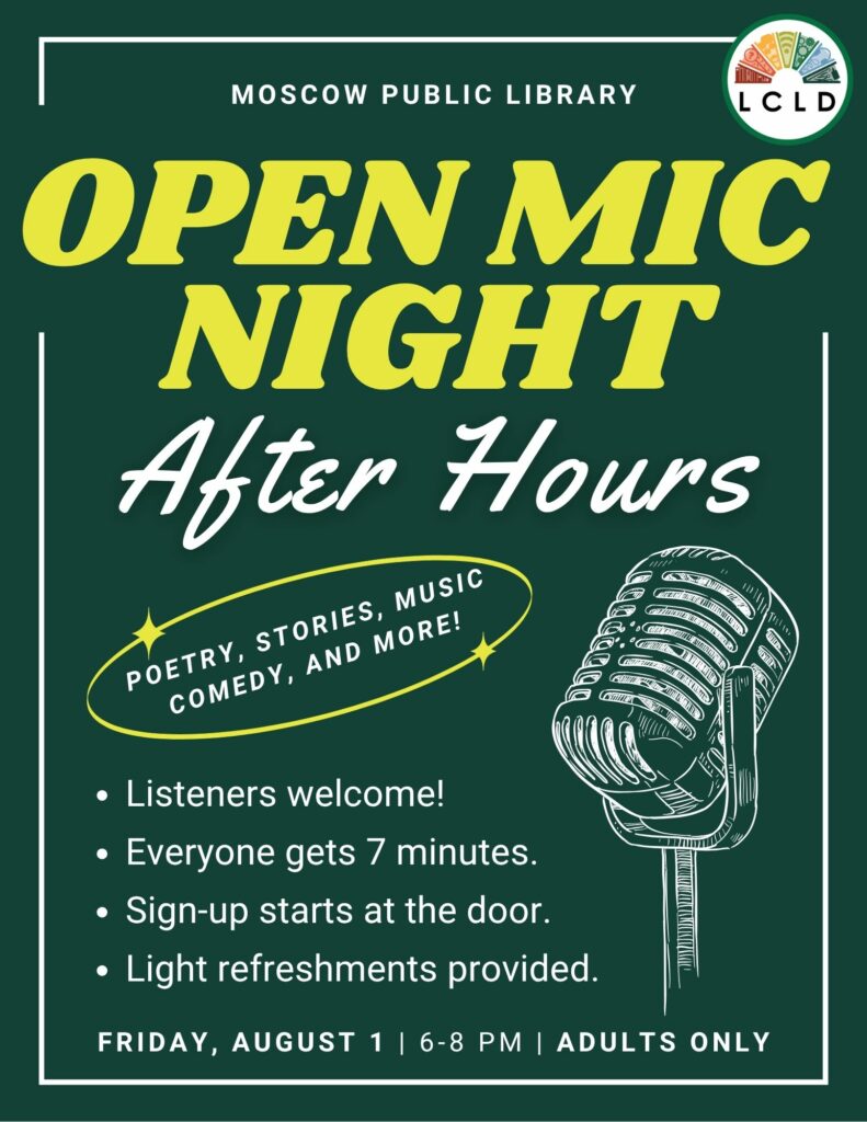 Moscow Open Mic Night After Hours Flyer