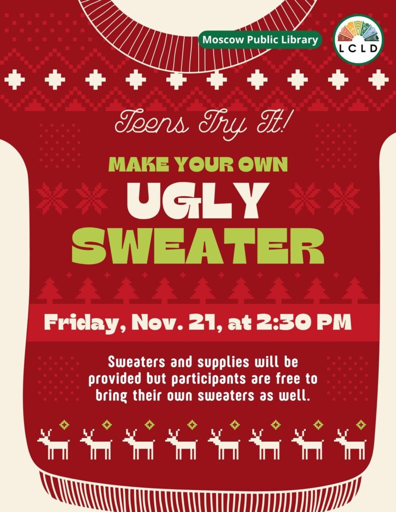 Teens Try It Ugly Sweater Flyer