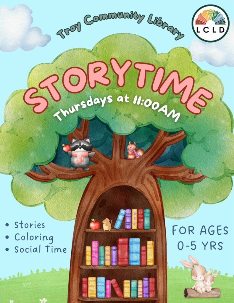 Troy Storytime Flyer