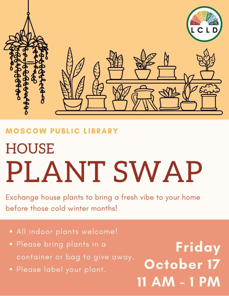 Moscow House plant swap flyer