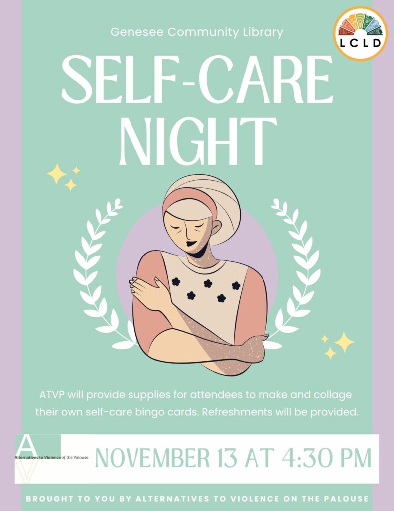 Genesee ATVP Self Care Night Flyer