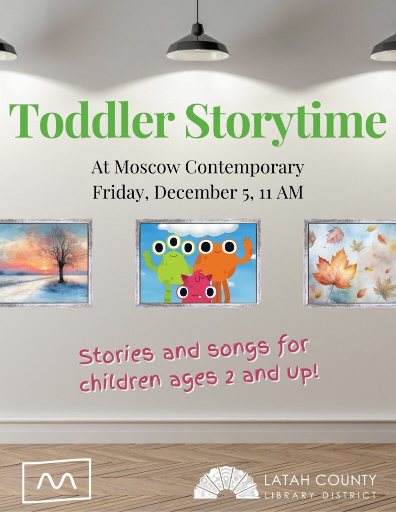 Moscow Contemporary Toddler Storytime Flyer