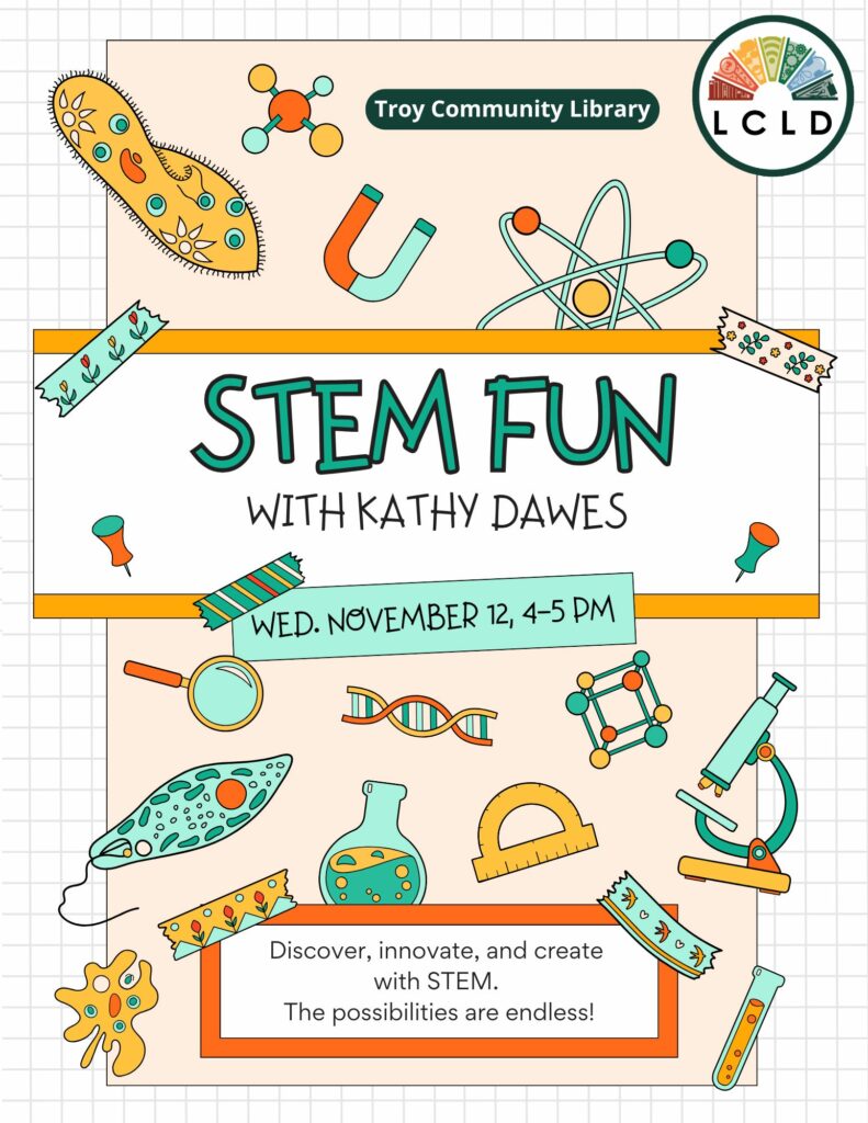 STEM Fun with Kathy Dawes Flyer