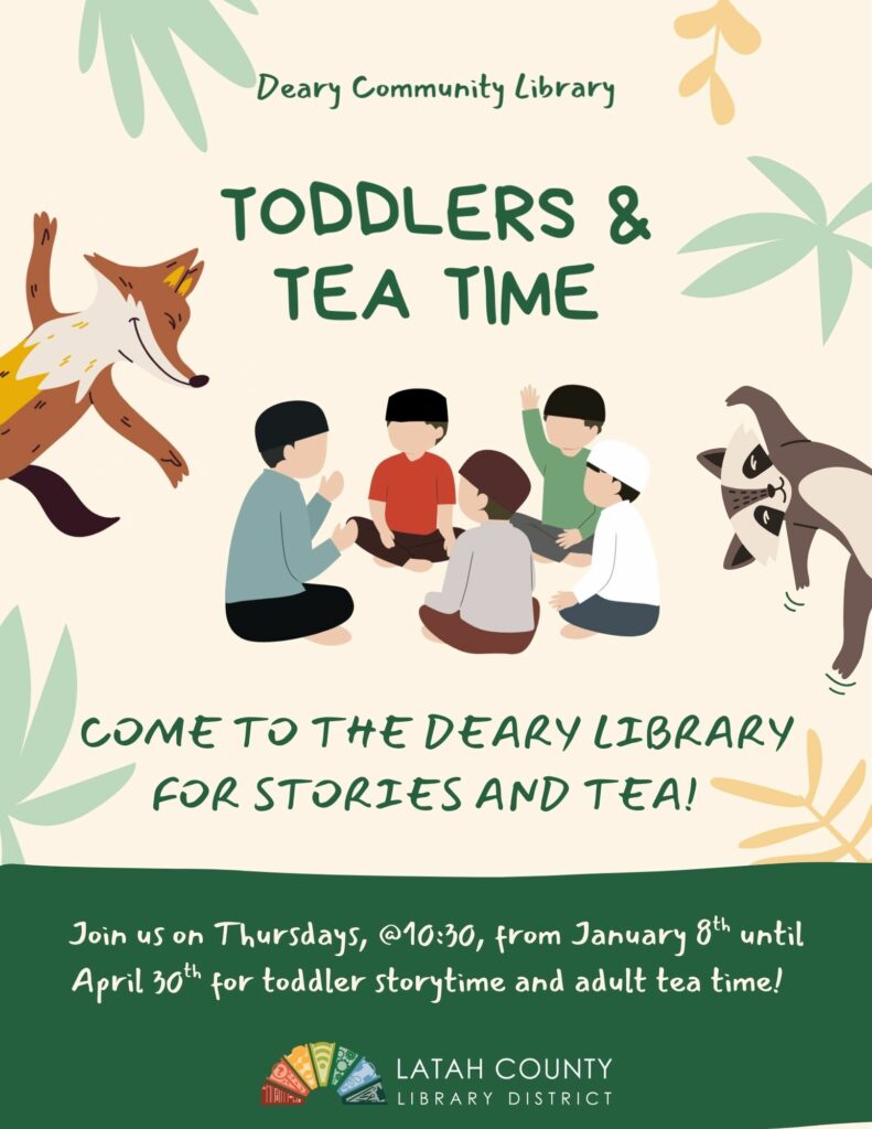 Deary Toddlers and Tea Time Flyer