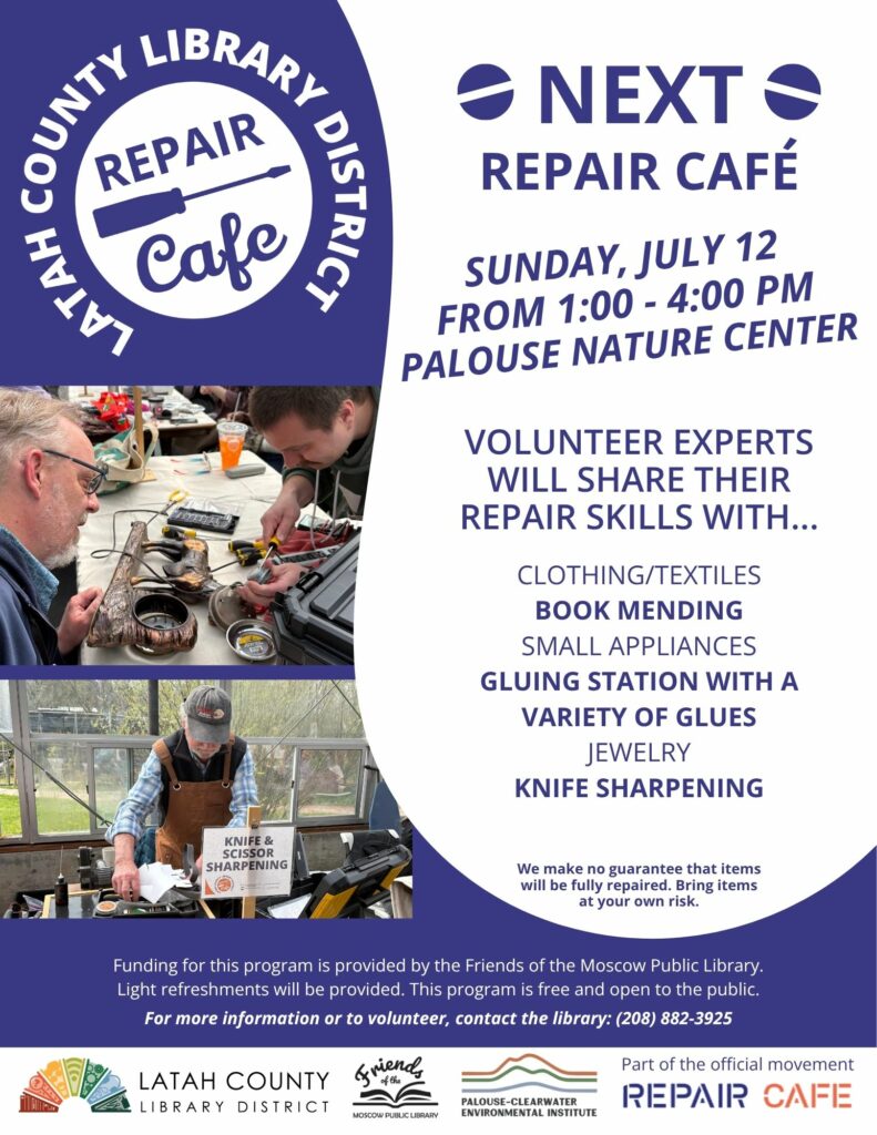 Repair Cafe July Flyer
