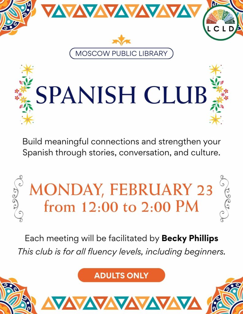 Moscow Spanish Club Flyer