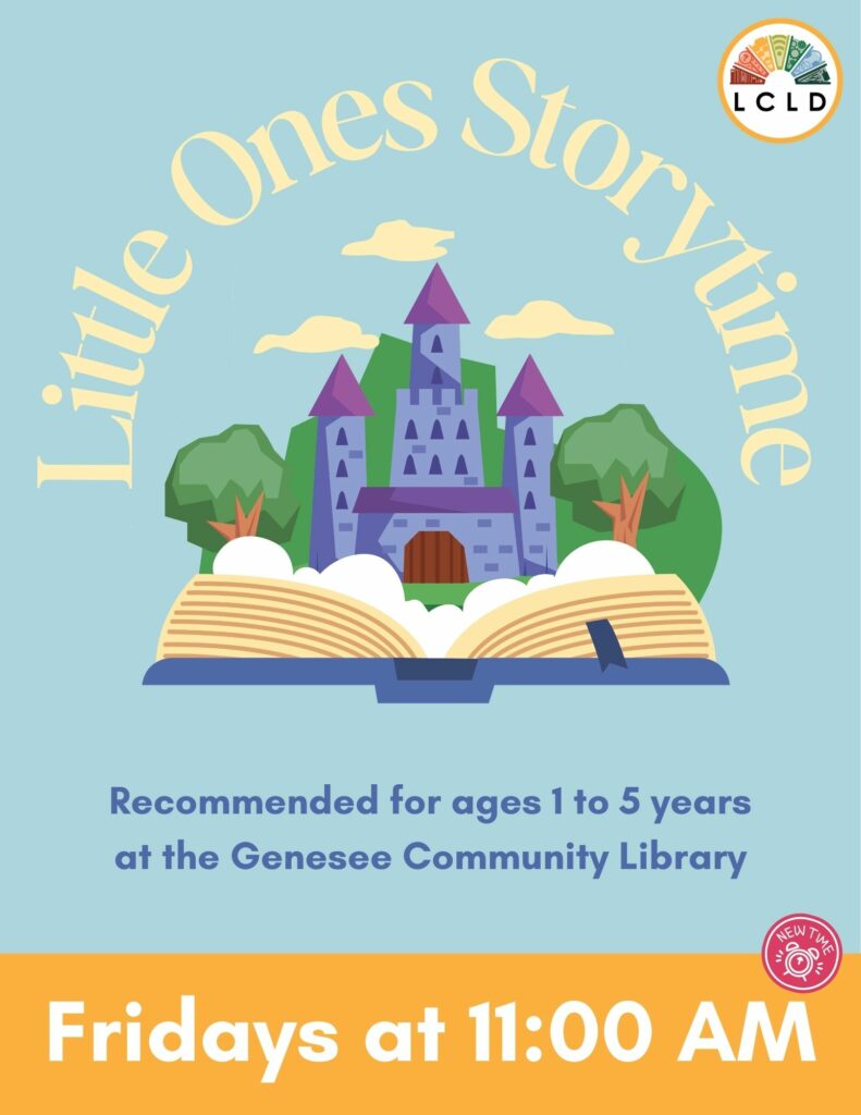 Genesee Little Ones Storytime Flyer