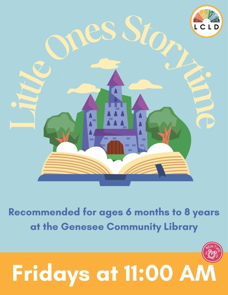 Genesee Little Ones Storytime Flyer