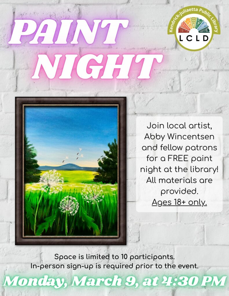 Paint Night Flyer