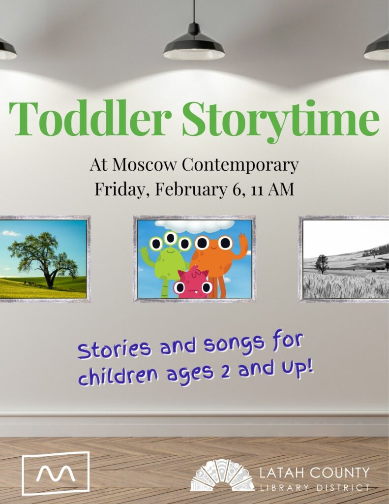 Moscow Contemporary Toddler Storytime Flyer