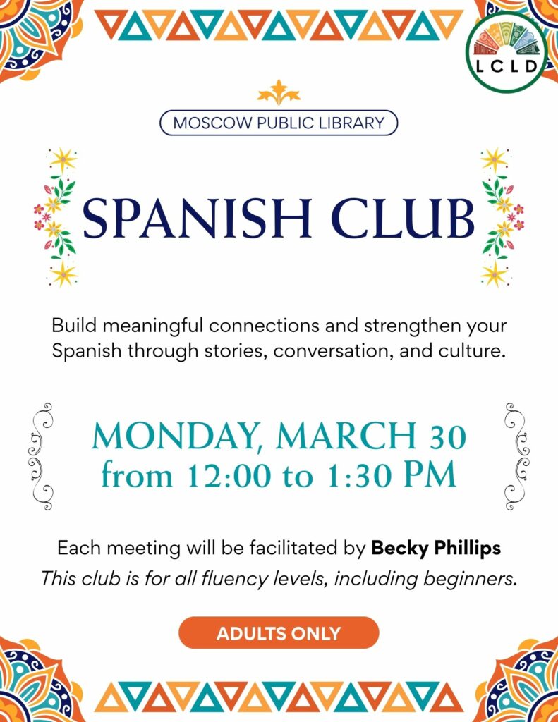 Spanish Club March Flyer