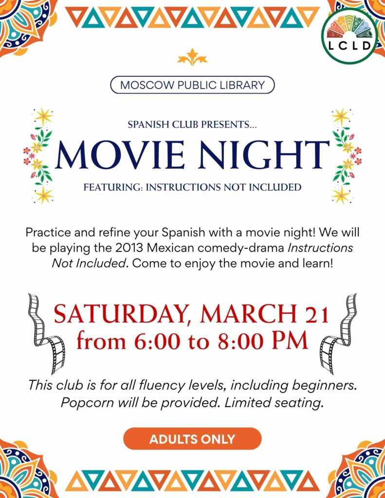 Spanish Club Movie Night Flyer