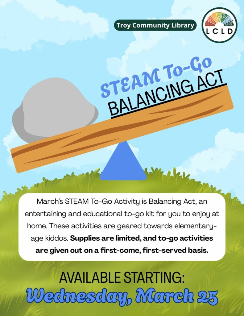 Troy STEAM To Go Flyer