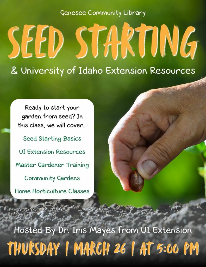 Genesee Seed Starting Flyer