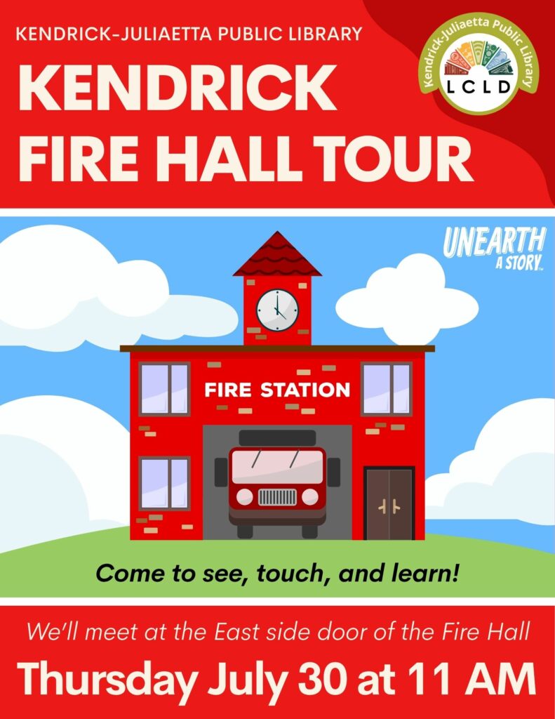 Kendrick Fire Hall Tour Flyer