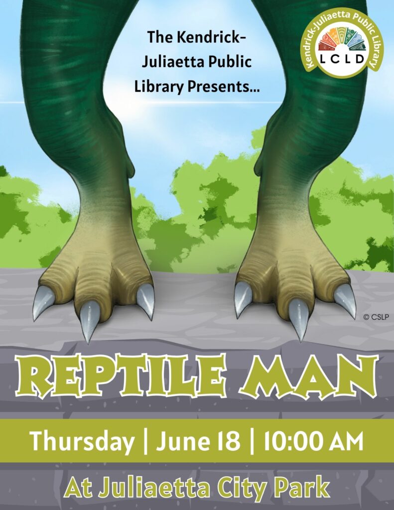 Kendrick Juliaetta Reptile Man