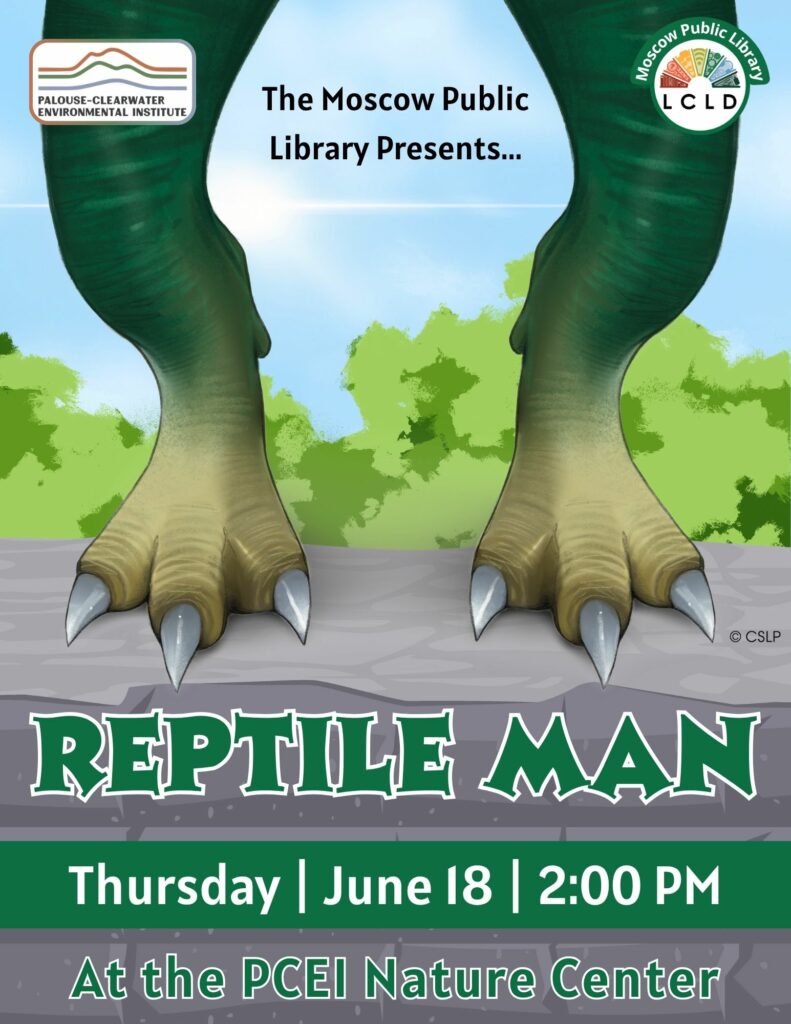 Reptile Man at the Moscow Public Library